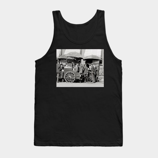 New York City Lunch Carts, 1906. Vintage Photo Tank Top by historyphoto